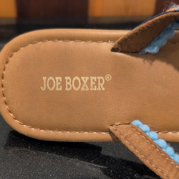 Joe Boxer Beautifully Decorative Flip Flop Sandals, Very Comfy Size 8 - Picture 8 of 9